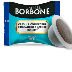 Caffè Borbone - Miscela Blu - 100 capsule sistema Bialetti