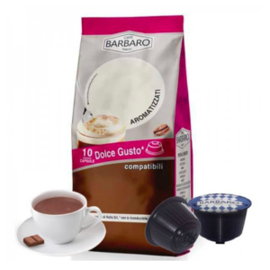 Caffè Barbaro - Cioccolato Fondente - 10 capsule sistema Dolce gusto
