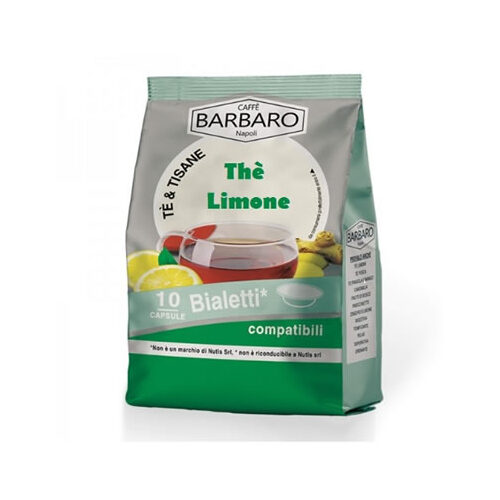 Caffè Barbaro - Tè al Limone - 10 capsule sistema Bialetti