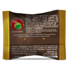 Caffè Borbone - Don Carlo Compostabili Miscela Oro - 100 capsule sistema Lavazza A Modo Mio - immagine 3