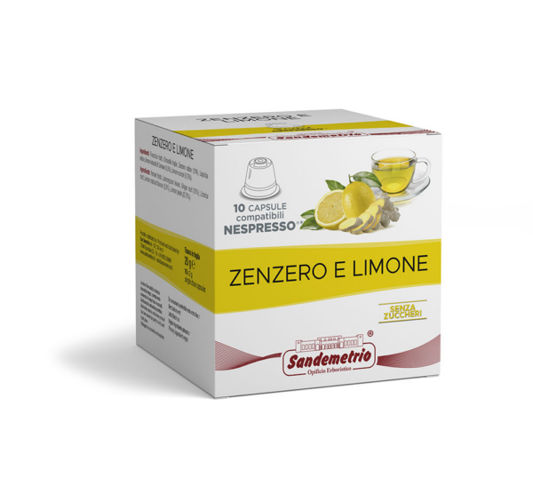 16. Tisana Zenzero e Limone - Nespresso Zenzero e Limone compatibile Nespresso