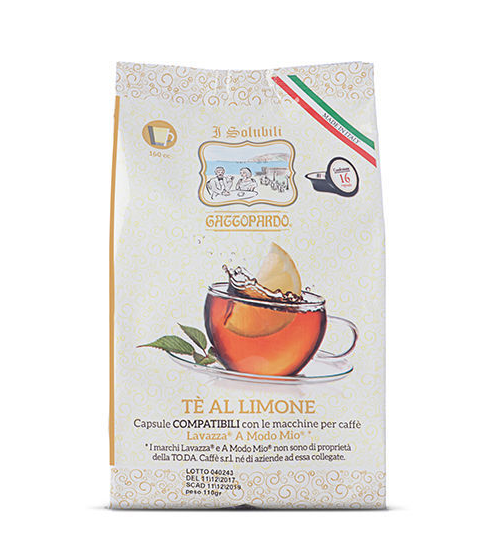 Gattopardo Tè al Limone compatibile Lavazza A Modo Mio