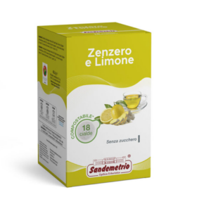 Sandemetrio - Zenzero e Limone Tisana Biologica - 18 cialde E.S.E.