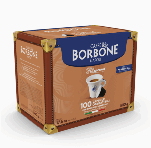 borbone nespresso scatola 100 capsule fronte
