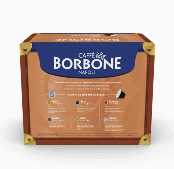 borbone nespresso scatola 100 capsule retro