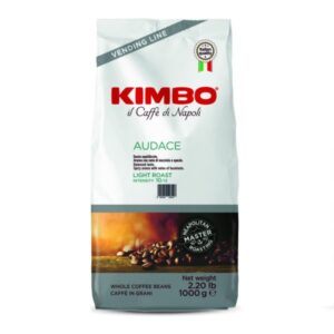 Caffè Kimbo in grani miscela Audace da 1 kg – profilo speziato e frutta secca
